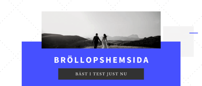 Bröllopshemsida - de bästa alternativen för dig just nu.